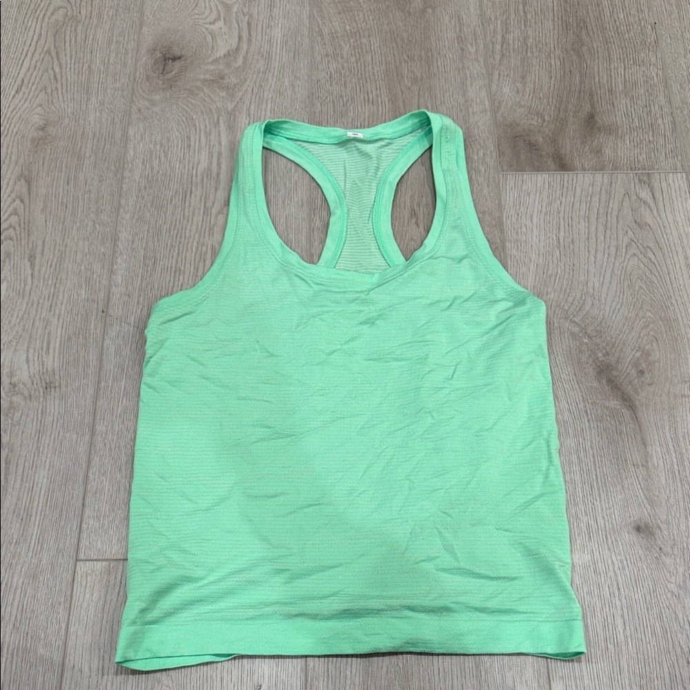 Lululemon Athletica Neon Green Tank Top